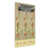 Rode Tulpen  stijl gepersonaliseerd Mini Klembord (Schuin)