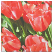 Rode tulpen stof (Swatch)