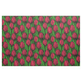 Rode tulpen stof (Yard (91,4 cm))