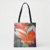 Rode tulpen tote bag (Voorkant)