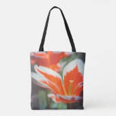 Rode tulpen tote bag (Achterkant)