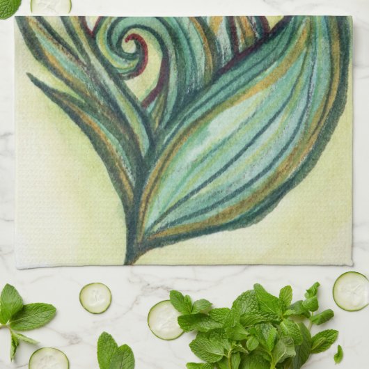 rode tulpenfee theedoek (Gevouwen)