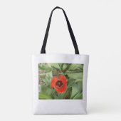 Rode Tulpentassen Tote Bag (Achterkant)