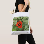 Rode Tulpentassen Tote Bag (Dichtbij)