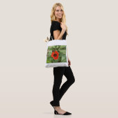 Rode Tulpentassen Tote Bag (Op model)