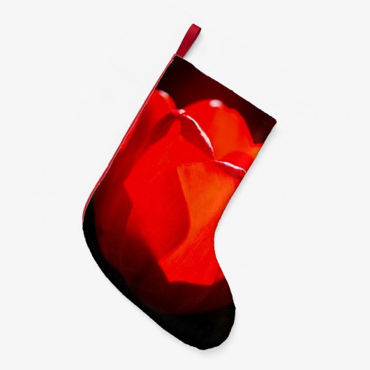 Rode Tulpventilator - Vuur Kleine Kerstsok (Voorkant (Hangend))