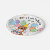 Rode Tuxedo Cockapo Cavapoo Hond Verjaardag Papieren Bordje (Gekanteld)