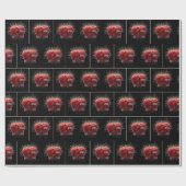 Rode UFC-handschoenen voor de 250e verjaardag van  Cadeaupapier (Vlak)