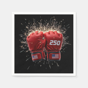 Rode UFC-handschoenen voor de 250e verjaardag van  Servet