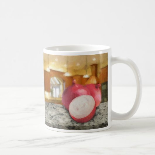 Rode uien koffiemok (Rechts)