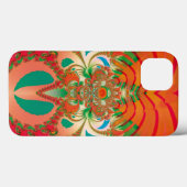 Rode Uil Fractale Abstracte Kunst Case-Mate iPhone Case (Achterkant (horizontaal))