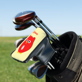 Rode Uil Ontwerp Golfheadcover