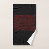 Rode Uil Stammoeder Bad Handdoek (Handdoek)