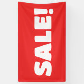 Rode uitverkoop! Banner (Verticaal)