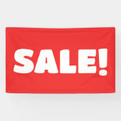 Rode uitverkoop! Banner (Horizontaal)