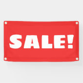 Rode uitverkoop! Banner (Horizontaal)