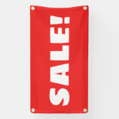 Rode uitverkoop! Banner (Verticaal)