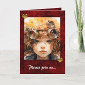 Rode Vakantieharten met fotohouder (Voorkant)