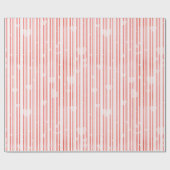 Rode Valentijn boog patroon Cadeaupapier (Vlak)