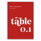 Rode Valentijn bruiloft Kaart (Achterkant)