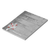 Rode Valentijn — Gepersonaliseerde Notitieblok (Linkerzijde)