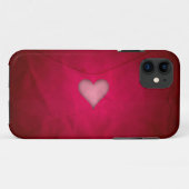 Rode valentijn hart Case-Mate iPhone case (Achterkant (horizontaal))