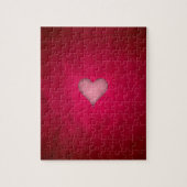 Rode valentijn hart legpuzzel (Verticaal)