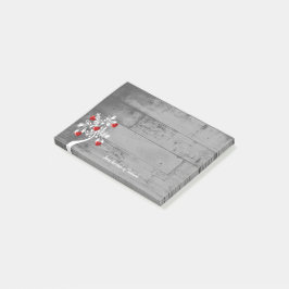 Rode Valentijn - Harten - Aangepaste notities Post-it® Notes