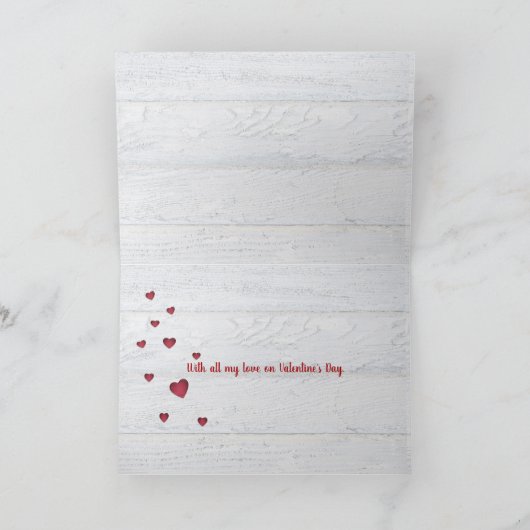 Rode Valentijn Kaart (Binnen)