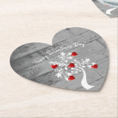 Rode Valentijn — Onderzetter met rode (Gekanteld)