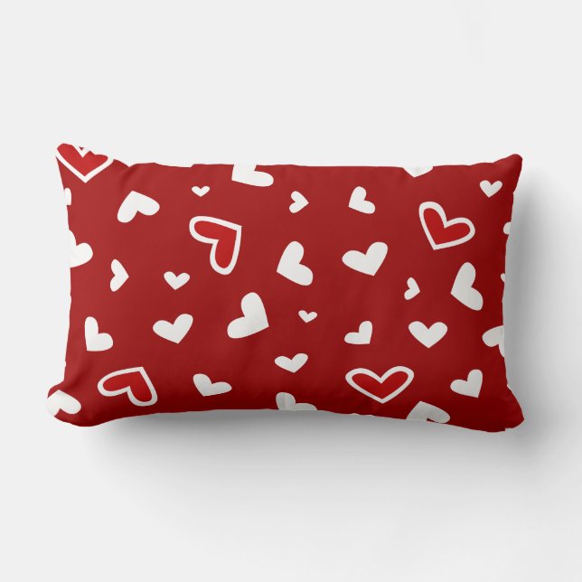 Rode Valentijn Pillow Kussen (Voorkant)