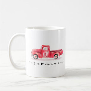 Rode Valentijn Waterverf  Truck Be Mine Koffiemok