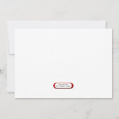 Rode Valentijnsdag uitnodigingen (Achterkant)