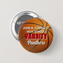 Rode Varsity Basketbal Aangepaste Hoge School