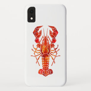 Rode veelhoekige kreeft Case-Mate iPhone case