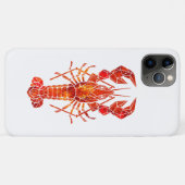 Rode veelhoekige kreeft Case-Mate iPhone case (Achterkant (horizontaal))