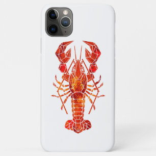 Rode veelhoekige kreeft Case-Mate iPhone case