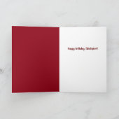 Rode Velvet Birthday Cake met gloeiende luis Kaart (Binnen)