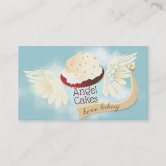 rode velvet cupcake angel bakkerij visitekaartje