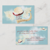 rode velvet cupcake angel bakkerij visitekaartje (Voorkant / Achterkant)