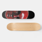 Rode Venetiaans Masker Skateboard (Horizontaal)