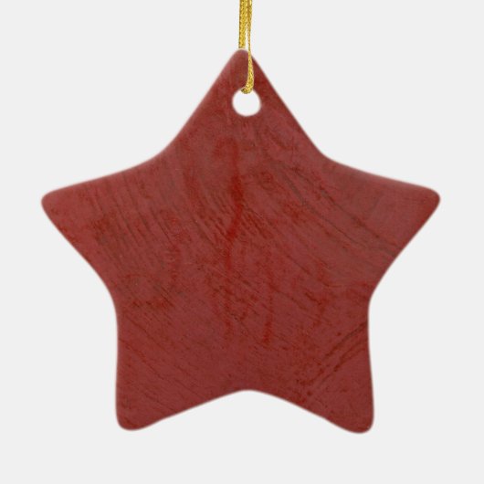 Rode Venetiaanse pleister Faux-afwerking Keramisch Ornament (Achterkant)