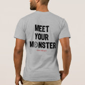 rode vent t-shirt (Achterkant)