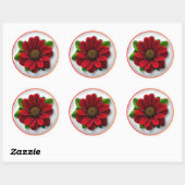  rode ventilator #1 ronde sticker (Vel)