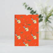 Rode ventilator Abstract Briefkaart (Staand voorkant)