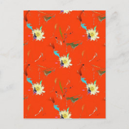 Rode ventilator Abstract Briefkaart