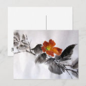 Rode ventilator Briefkaart (Voorkant / Achterkant)