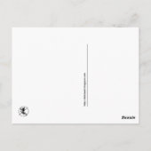 Rode ventilator Briefkaart (Achterkant)