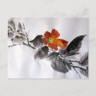 Rode ventilator Briefkaart