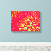 Rode ventilator canvas afdruk (Insitu (Houten vloer))